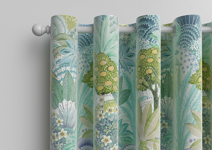 Kolkata Velvet, Spring Mist - Made to Measure Curtain - Image 12